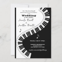 Kreativ Musician Piano Nycklar Bröllop