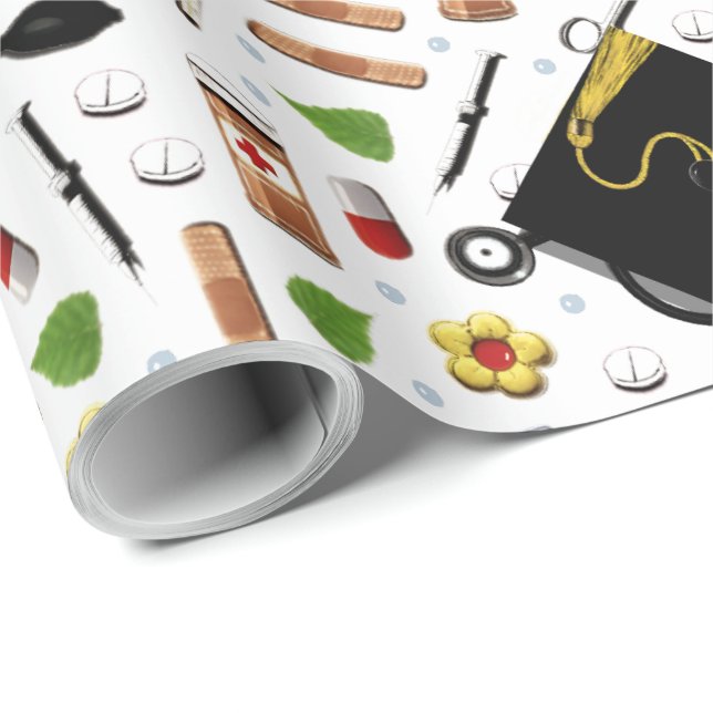Kreativ Nurse Studenten Gift Presentpapper (Rullad Hörn)