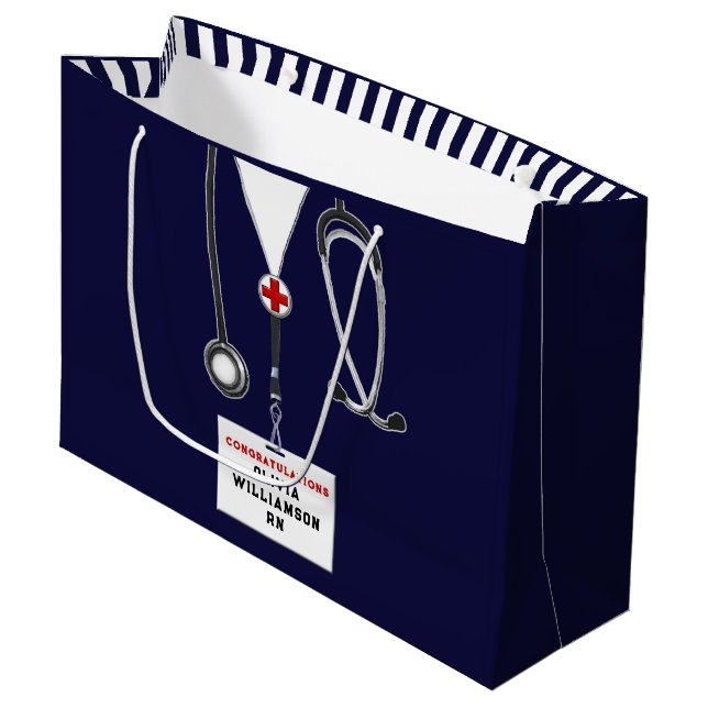 Kreativ Nurse Studenten Large Gift Bag (Framsidan Vinklad)