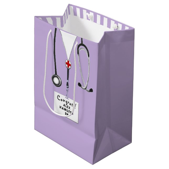 Kreativ Nurse Studenten Medium Gift Bag (Framsidan Vinklad)