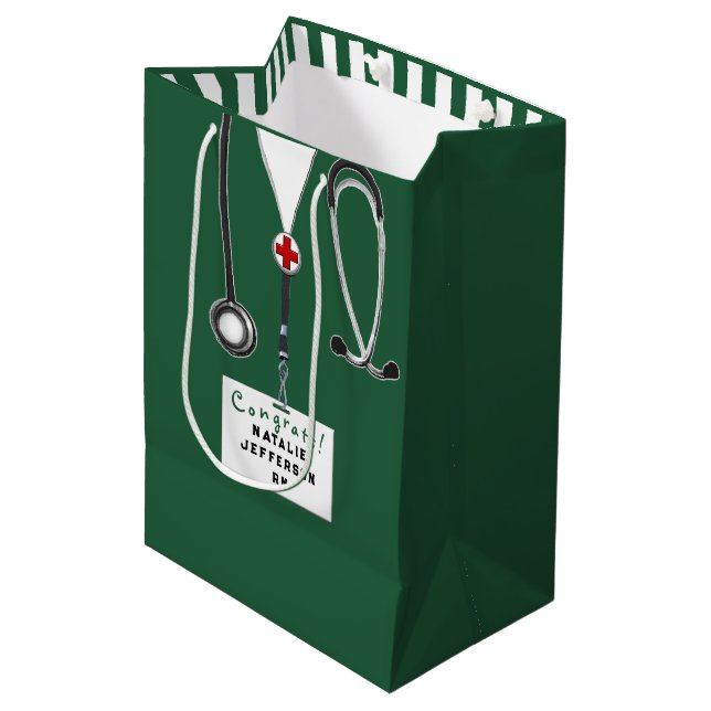 Kreativ Nurse Studenten Medium Gift Bag (Framsidan Vinklad)