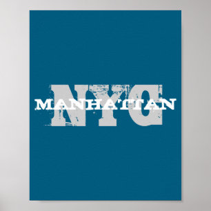 Kreativ Nyc Manhattan New York City Mall Poster