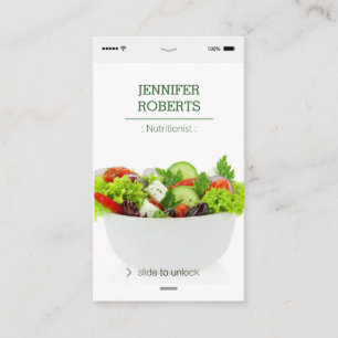 Kreativ och unika vegetabiliska maträtter visitkort