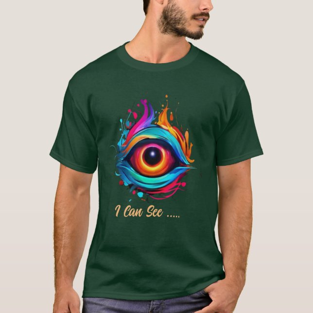Kreativ Öga T Shirt (Framsida)