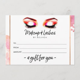 Kreativ Ögon Makeup/Lash Gift-kort