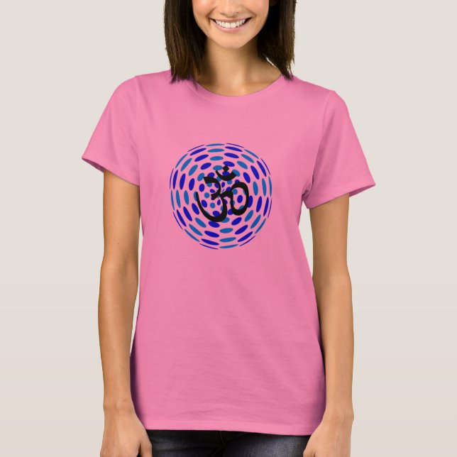 Kreativ Om - Långärmad Yoga Toppar Tee Shirt (Framsida)