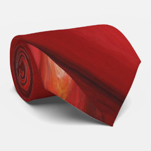Kreativ Original Red Brownish Abstrakt Art Modern Slips