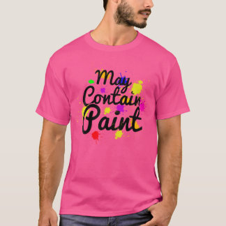 Kreativ Painter Artist kan innehålla färgskiss T Shirt