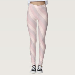 Kreativ Pastel Färg Rosa Cream Lila Template Leggings