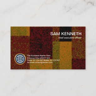 Kreativ Patchwork Artwork CEO Founder Visitkort