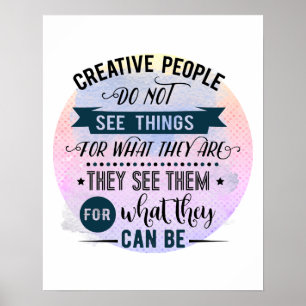 Kreativ People Quote Ord Art Poster