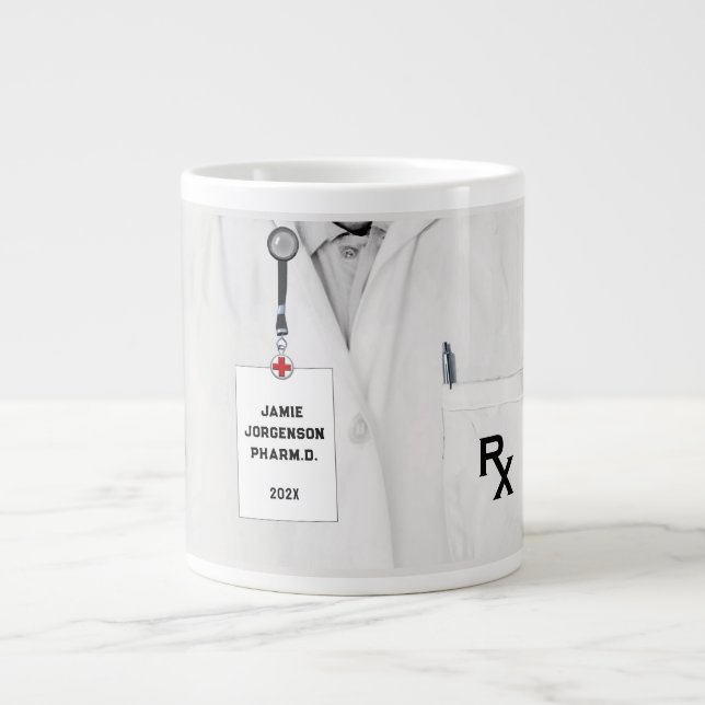 Kreativ Pharmacist Studenten Gift Jumbo Mugg (Framsidan)
