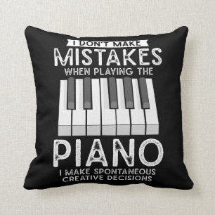 Kreativ Pianist Witty Piano Musician Music Älskar Kudde