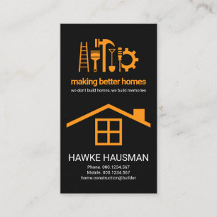 Kreativ Professionell Handyman Verktyg Tak Visitkort