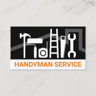 Kreativ Rooftop Handyman Verktyg Visitkort
