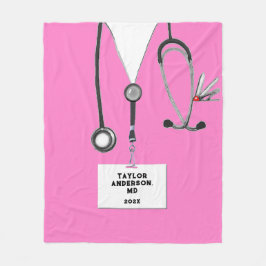 Kreativ Rosa Scrubs Fleece Blanket