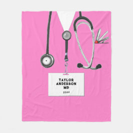 Kreativ Rosa Scrubs Fleece Blanket