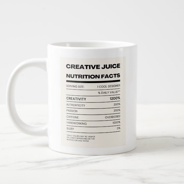 Kreativ Saft Jumbo Mugg (Vänster)
