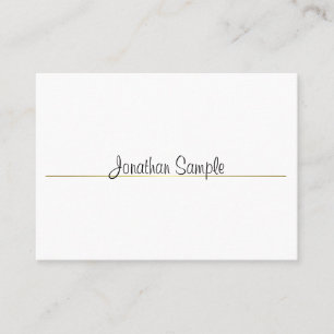 Kreativ Simple Design Guld Plain Luxury Trendig Visitkort