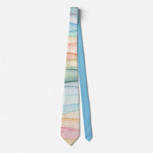 Kreativ Snyggt Pastel Watercolor Mönster Manar Slips