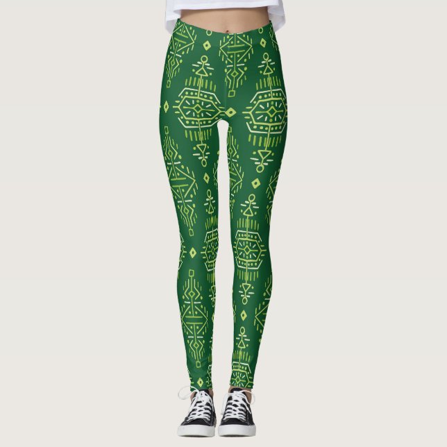 Kreativ Sömlös. Leggings (Framsida)