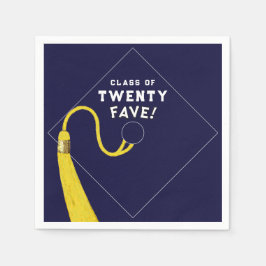 Kreativ Studenten klass 2025 Pappersservett