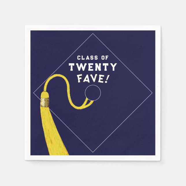 Kreativ Studenten klass 2025 Pappersservett (Framsidan)