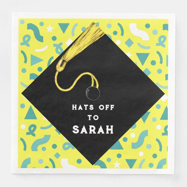 Kreativ Studentfest Napkins Pappersservett (Framsida)