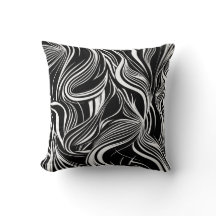 Kreativ Svartvitt sömlösa Abstrakter