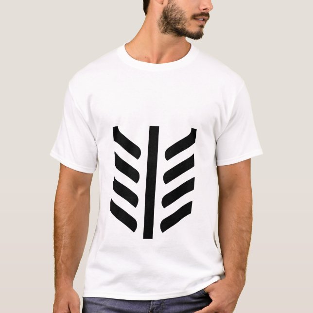 Kreativ t-shirt, bygg grenar t shirt (Framsida)