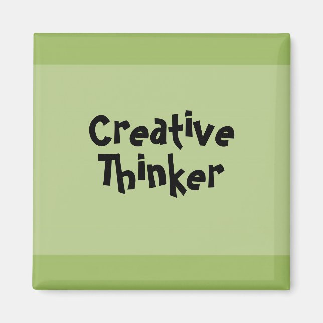 Kreativ Tänkare Magnet (Framsidan)