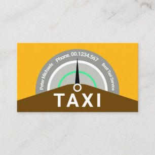 Kreativ Taxi-hastighetsmätare Visitkort