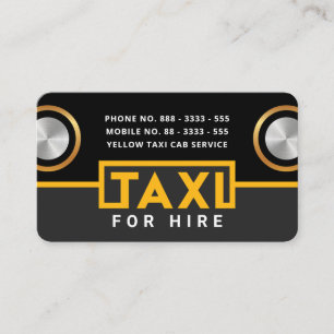 Kreativ Taxi-strålkastare för bilstrålkastare Gril Visitkort