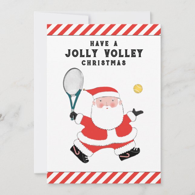Kreativ Tennis-Helgdagskortet Jul Julkort (Framsida)