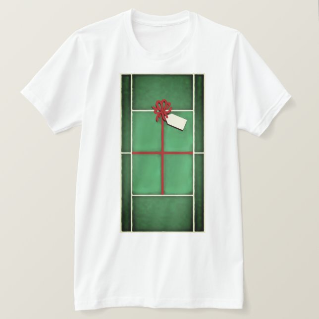 Kreativ Tennis-jul T Shirt (Design framsida)