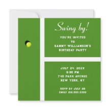 Kreativ Tennisfest Inbjudan