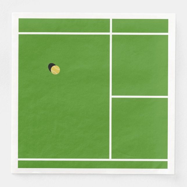 Kreativ Tennisfest Pappersservett (Framsida)
