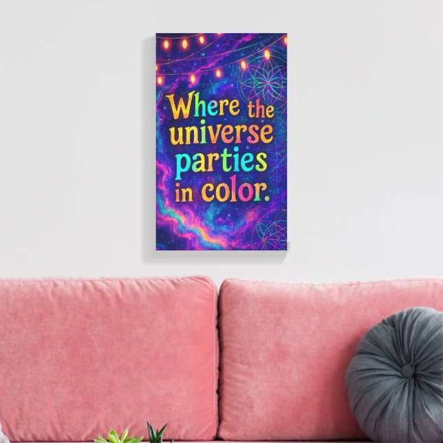 Kreativ Universe Cosmic Carnival Canvas Decor (Insitu (Vardagsrum))