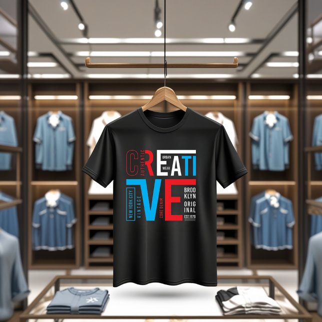 Kreativ Urban Bära Graphic T-Shirt Design (Skapare uppladdad)