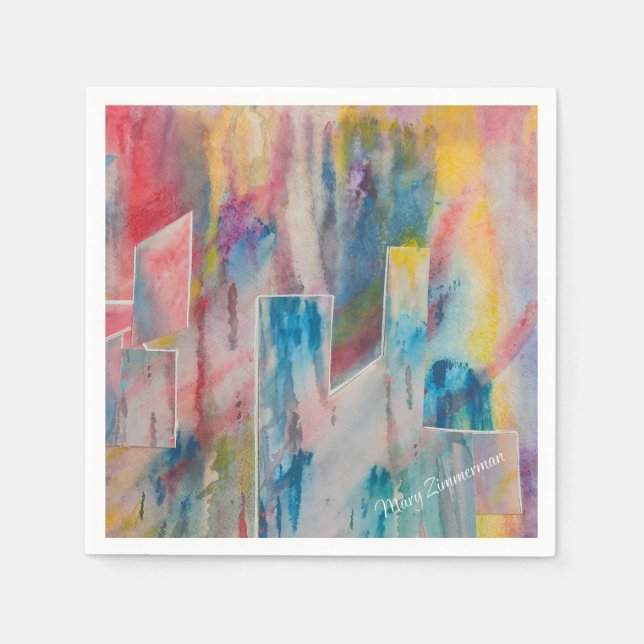 "Kreativ Utopia"-cocktail Pappersservett (Framsidan)