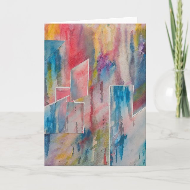 Kreativ Utopia-hälsningskort Kort (Framsida)