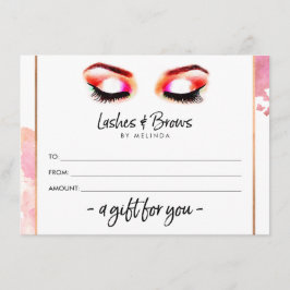 Kreativ Vattenfärgstreck/broms-presentkort