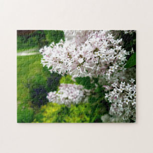 Kreativ vild blomsterpromenad fotopussel