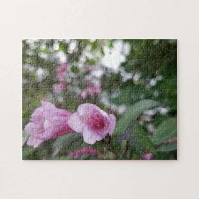 Kreativ vild blomsterpromenad fotopussel (Horisontell)