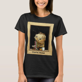 Kreativ Woman T-skjorta T Shirt