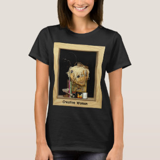 Kreativ Woman T-skjorta T Shirt