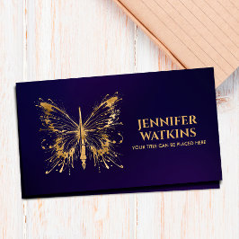 Kreativ Write - Fontän Bläck Pen Butterfly Visitkort