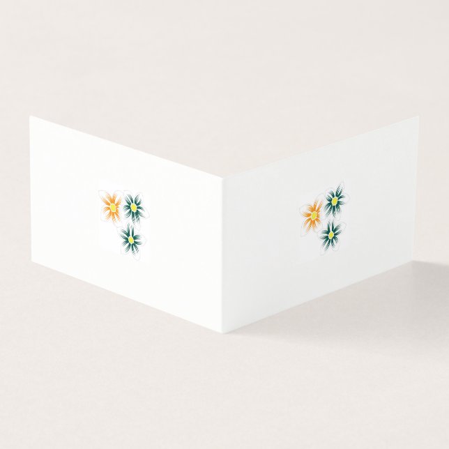 Kreativa fick- och hälsningmallar kort (Utsida)