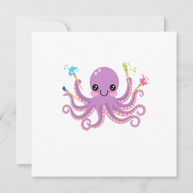 Kreativa Octopus Studio Inbjudningar (Framsida)