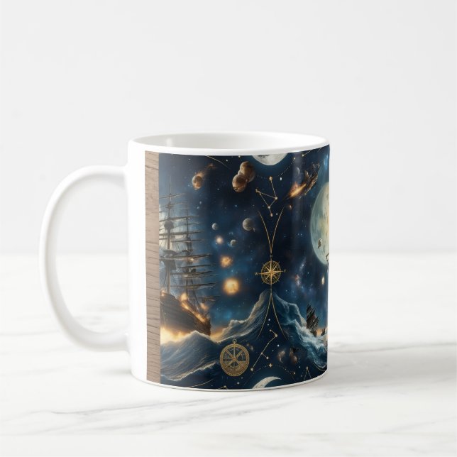Kreativa presentpapper kaffemugg (Vänster)